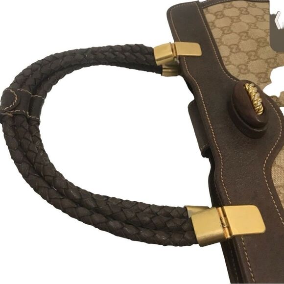 Authentic vintage large canvas Gucci tote - Picture 14 of 15